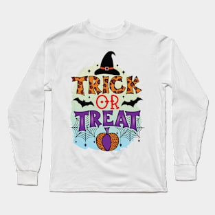 Trick or Treat halloween Long Sleeve T-Shirt